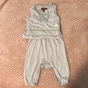 7 for all mankind onesie jumpsuit blue